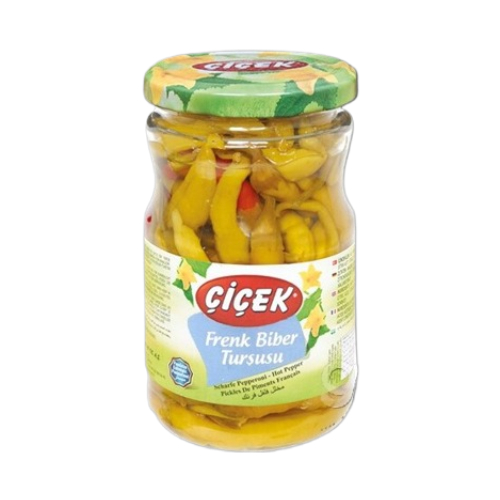 Cicek Pickled Green Peppers 620Gr - Eden's Market