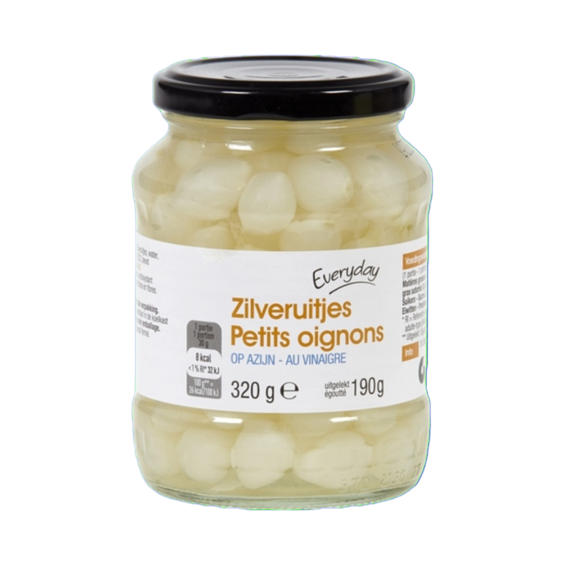 Everyday Pearl Onions In Vinegar 320Gr - Eden's Market