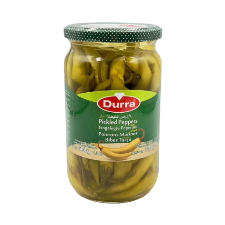 Durra Pickled Hot Pepper 600Gr - Eden's Market