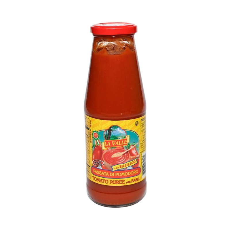 La Valle Tomato Puree With Basil 680Gr - Eden's Market