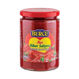 Burcu Hot Pepper Sauce 600Gr - Eden's Market