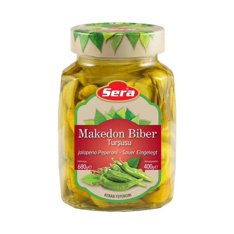 Sera Pickled Macedonian Peppers 600Gr - Eden's Market