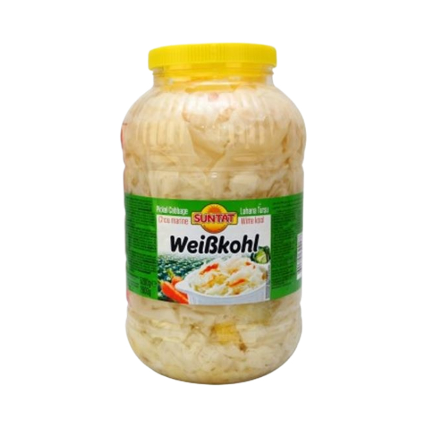 Suntat Pickled White Cabbage 3050Gr - Eden's Market