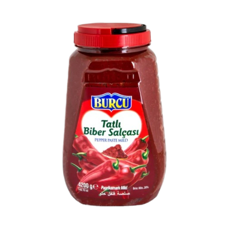 Burcu Sweet Pepper Paste 4200Gr - Eden's Market