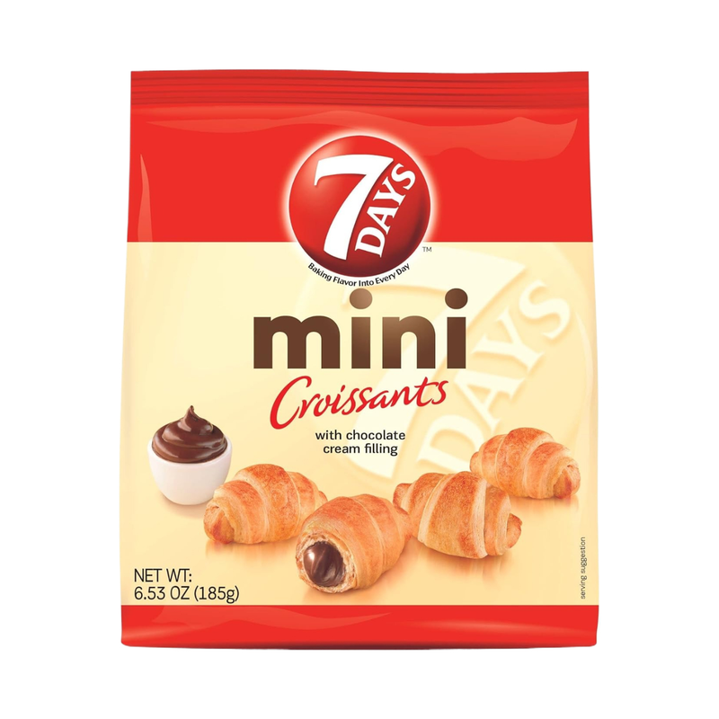 7 Days Mini Croissants Chocolate Filling 185Gr - Eden's Market