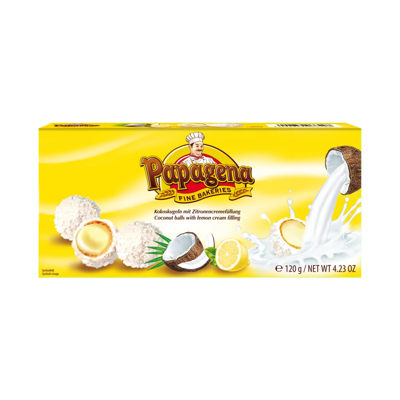 Papagena Waferballs With Lemon Cream Filling 120Gr - Eden's Market