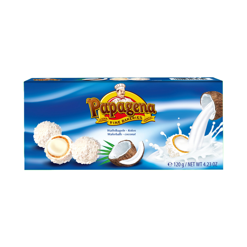 Papagena Waferballs With Coconut 120Gr - Eden's Market