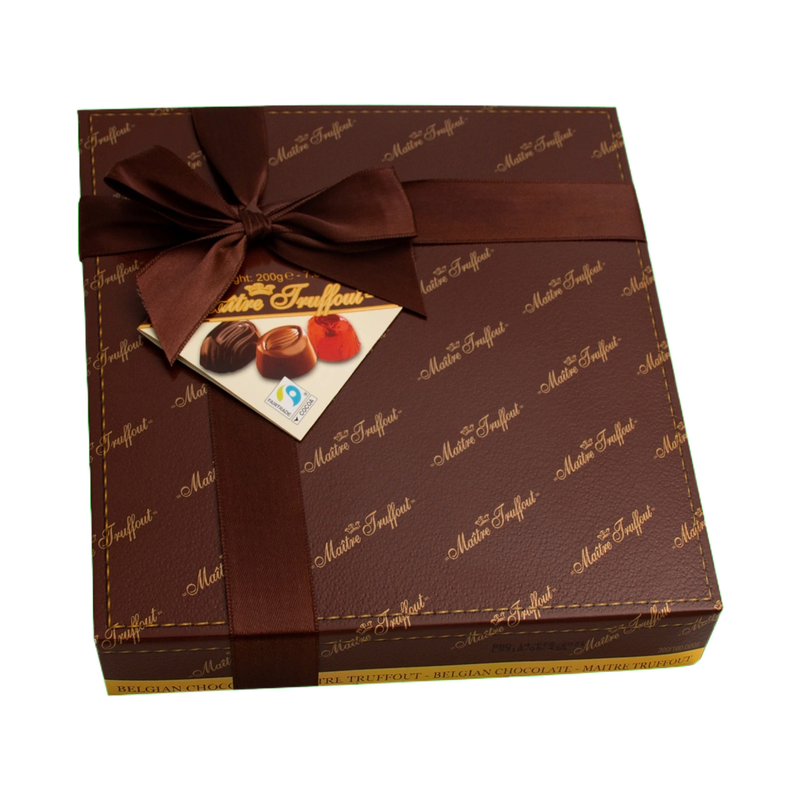 Maitre Truffout Assorted Belgian Pralines Dark 200Gr - Eden's Market