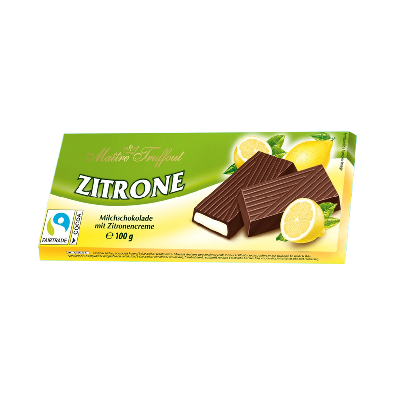 Maitre Truffout Cream Chocolate Lemon 100Gr - Eden's Market