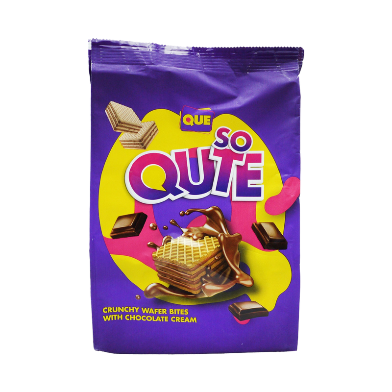 Que Wafer Bites Chocolate Cream Flavour 200Gr - Eden's Market