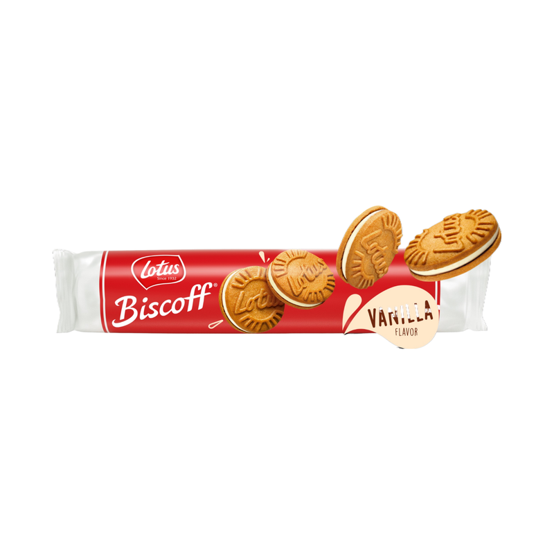 Lotus Biscoff Speculoos Biscuits With Vanilla Flavor 150Gr - Eden's Market