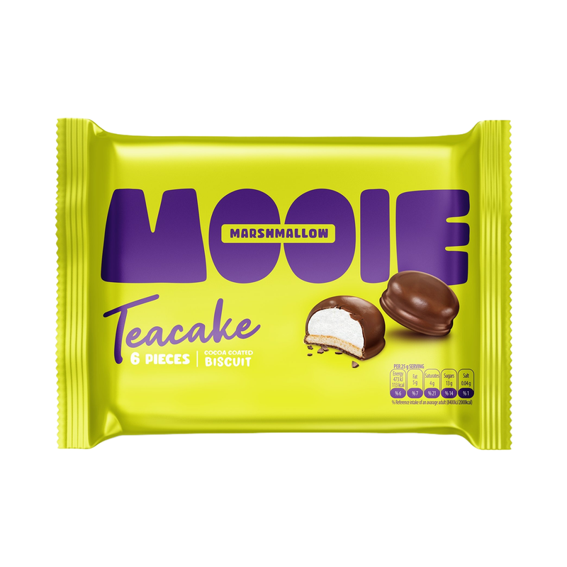 Mooie Cocoa Coated Marshmallow Biscuit 4X90Gr - Eden's Market