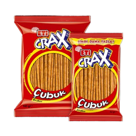 Eti Crax Plain Stick Crackers 120Gr - Eden's Market