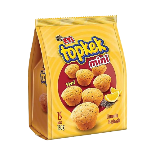 Eti Topkek Mini Lemon Poppy Cake 150Gr - Eden's Market