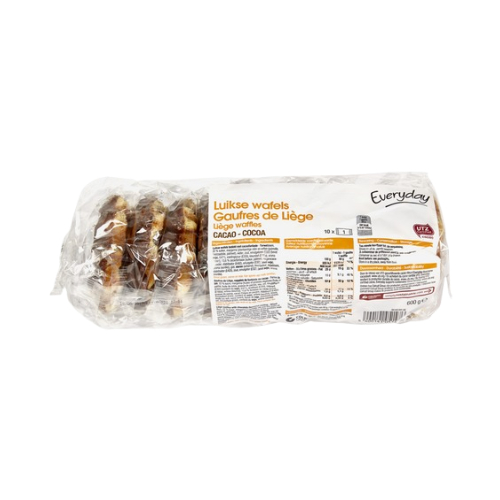 Everyday Liège Cocoa Waffles 10X60Gr - Eden's Market