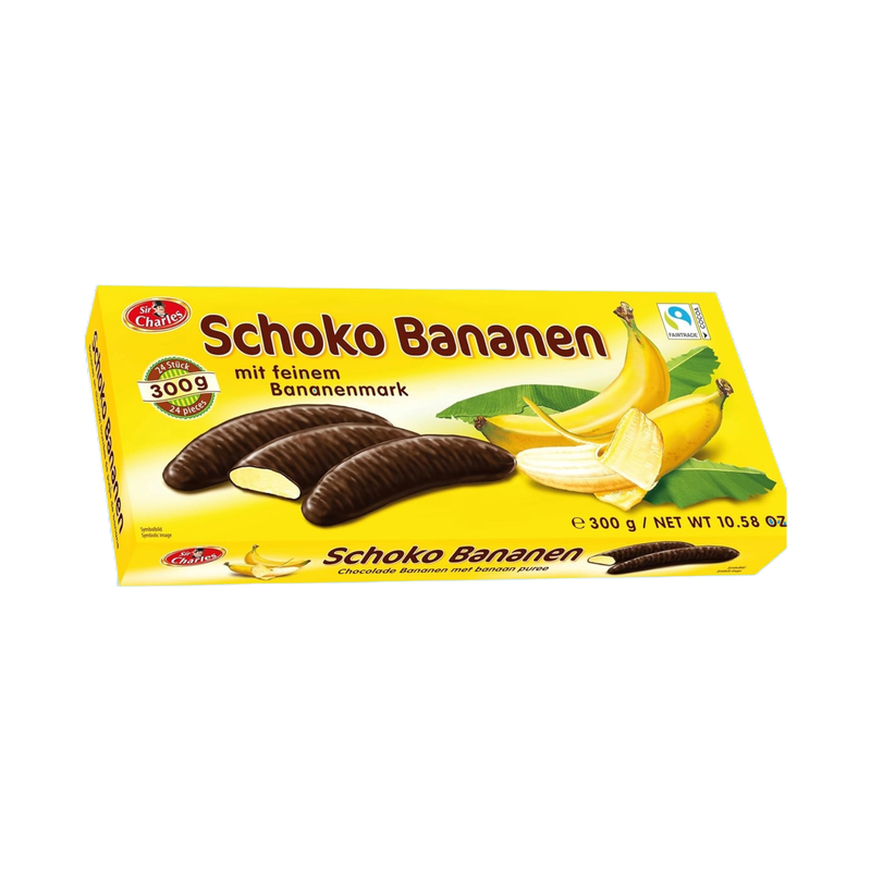 Sir Charles Banana Marshmallows With Chocolate 300Gr - Eden's Market