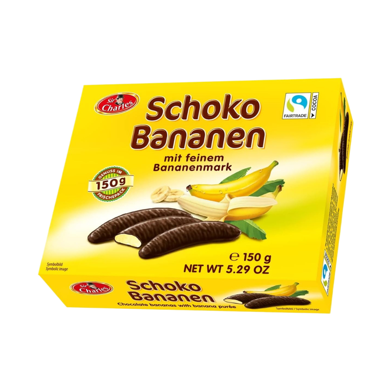 Sir Charles Banana Marshmallows With Chocolate 150Gr - Eden's Market