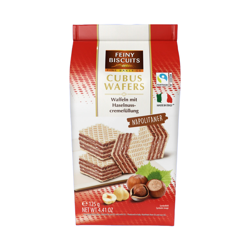 Feiny Biscuits Cubus Wafers Napolitaner 125Gr - Eden's Market