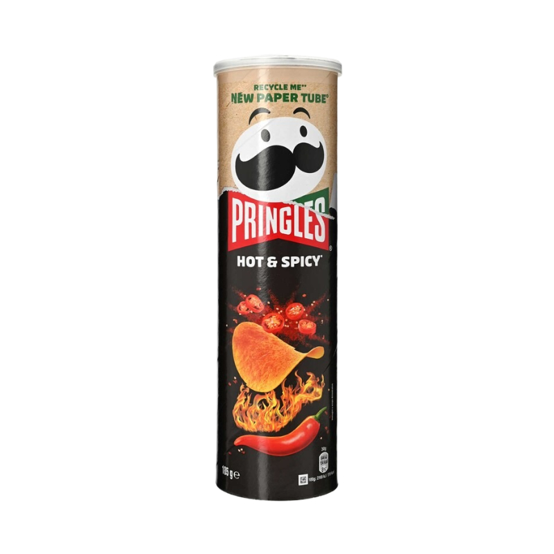 Pringles Hot & Spicy 185G 185Gr