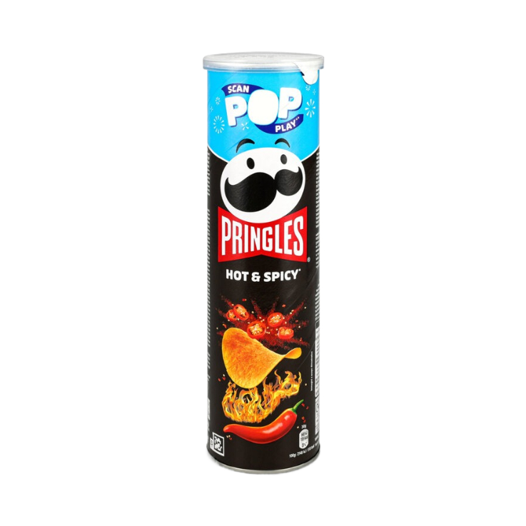 Pringles Hot & Spicy 165G 165Gr