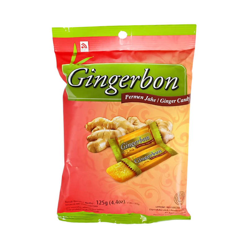 Agel Original Gingerbon Small Ginger Candies 125Gr - Eden's Market