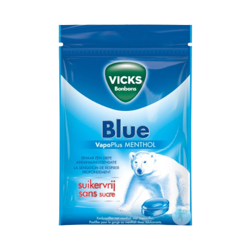 Vicks Blue Sugar Free Lozenges 72Gr - Eden's Market