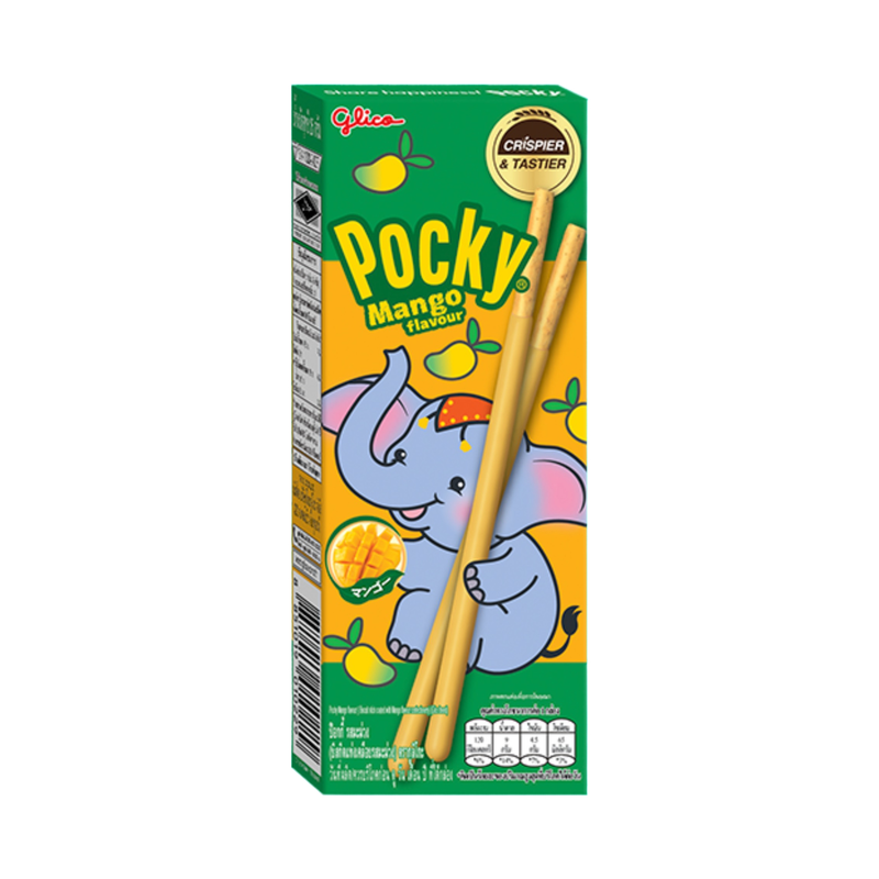 Glico Pocky Cookie Sticks With Mango 70Gr - Eden's Market