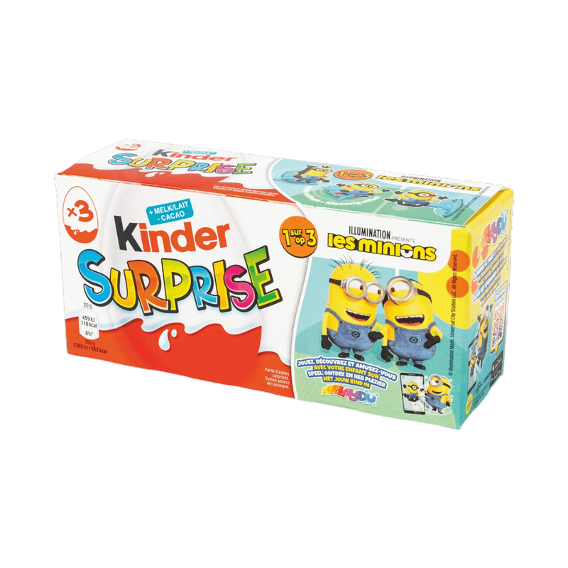 Kinder Surprise Minions 3 Piece 60Gr - Eden's Market