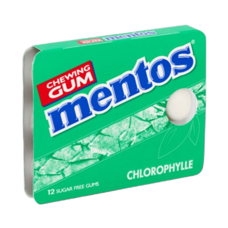 Mentos Chlorophylle Sugarfree Chewing Gum 12 Piece - Eden's Market