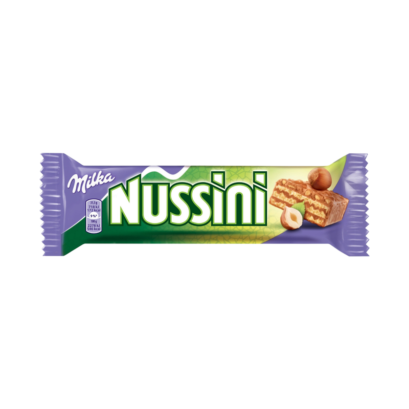 Milka Nussini Wafer Bar 31Gr - Eden's Market