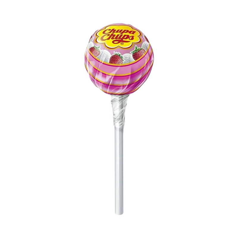 Chupa Chups Lolipop Strawberry Creamy 12Gr