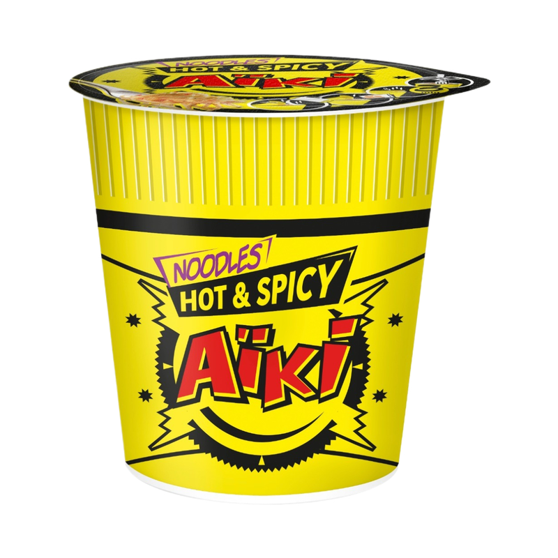 Aiki Noodle Cup Hot & Spicy Flavor 68Gr - Eden's Market