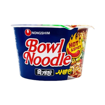 Nongshim Hot & Spicy Bowl Noodle 100Gr - Eden's Market