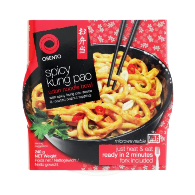 Obento Spicy Kung Pao Udon Bowl 240Gr - Eden's Market