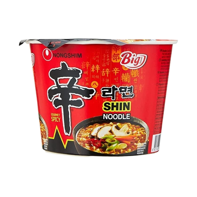 Nongshim Big Bowl Shin Spicy Noodles 114Gr - Eden's Market