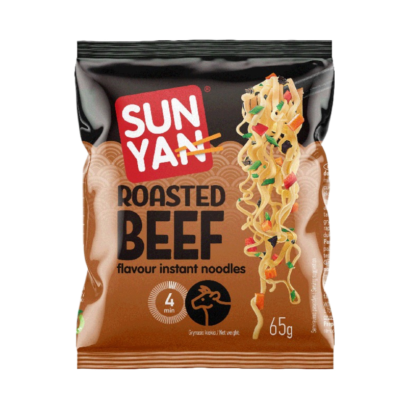 Sunyan Ramen Noodle Roasted Beef Flavor 65Gr - Eden's Market