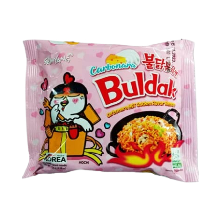 Samyang Buldak Carbonara Hot Chicken Flavor Ramen Noodles 130Gr - Eden's Market