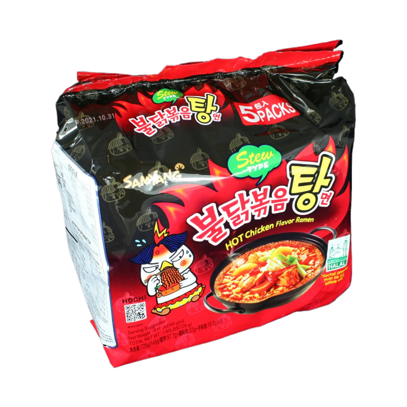 Samyang Buldak Hot Chicken Flavor Ramen Stew Type 5X140Gr - Eden's Market