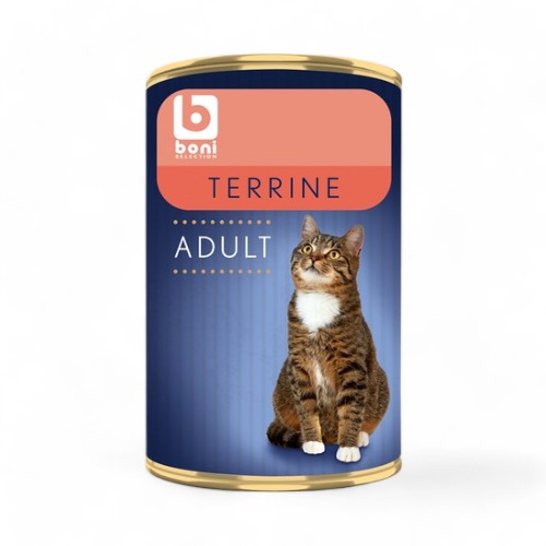 Boni Cat Food Adult Terrine Salmon & Trout 400Gr - Eden's Market