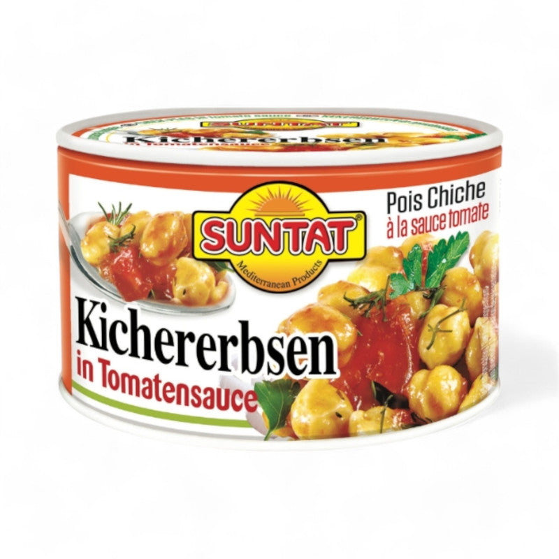 Suntat Canned Chickpeas In Tomato Sauce Ready To Eat 400Gr - Eden's Market