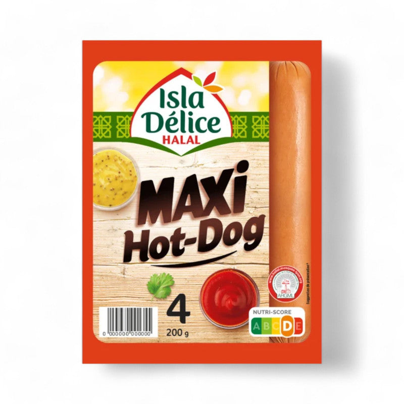 Isla Delice Maxi Hot Dogs 200Gr - Eden's Market