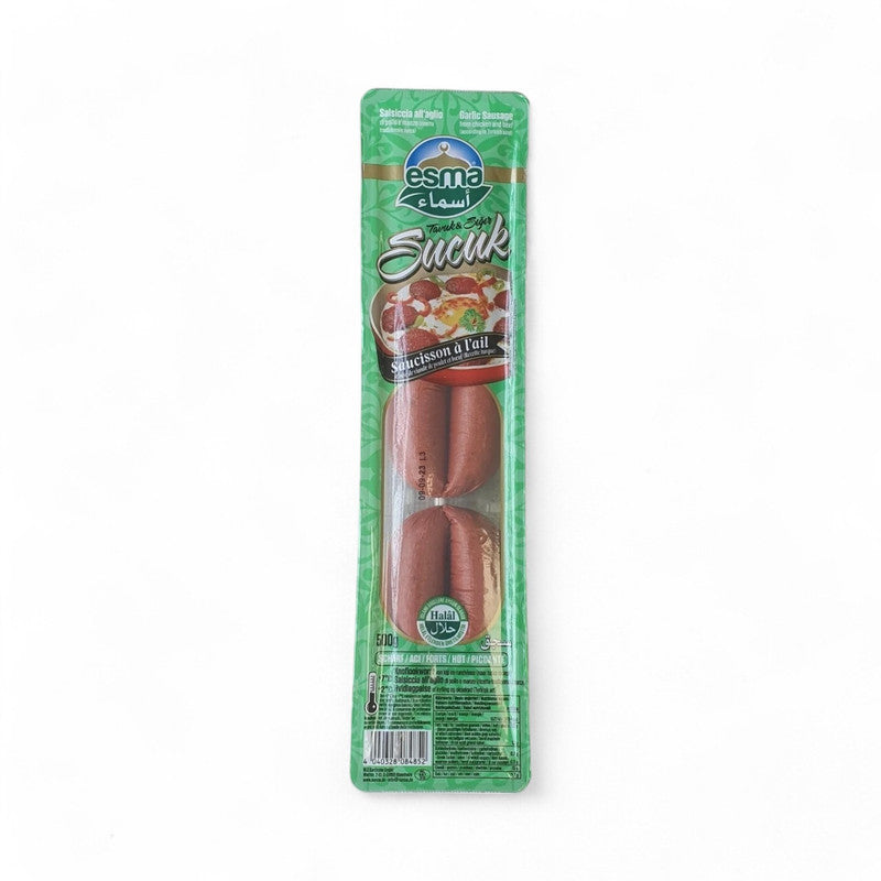 Esma Spicy Sausage With Garlic 500Gr - Eden's Market