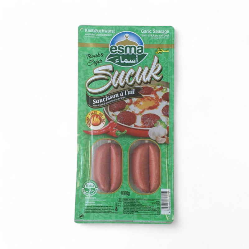 Esma Spicy Sausage With Garlic 1Kg - Eden's Market