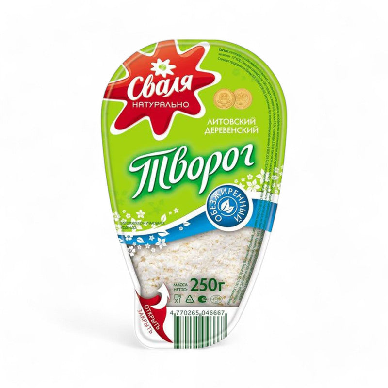 Svalya Curd Cheese Tvorog 0% Fat 250Gr - Eden's Market