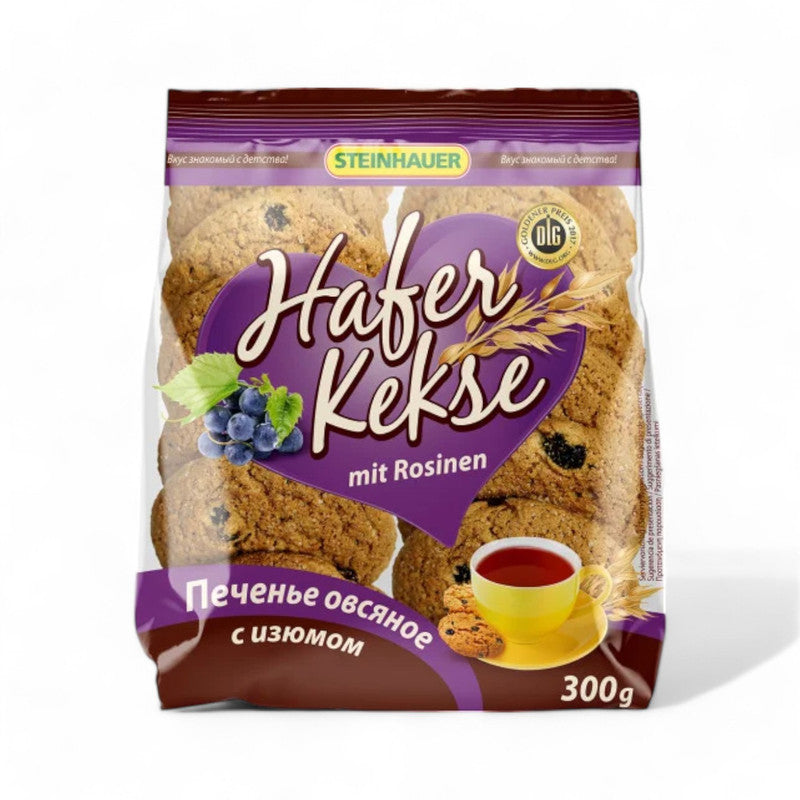 Steinhauer Oatmeal Cookies With Raisins 300Gr - Eden's Market