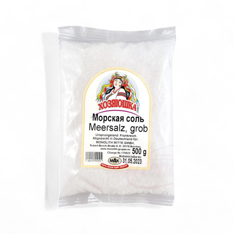 Hosyaushka Coarse Sea Salt 500Gr - Eden's Market