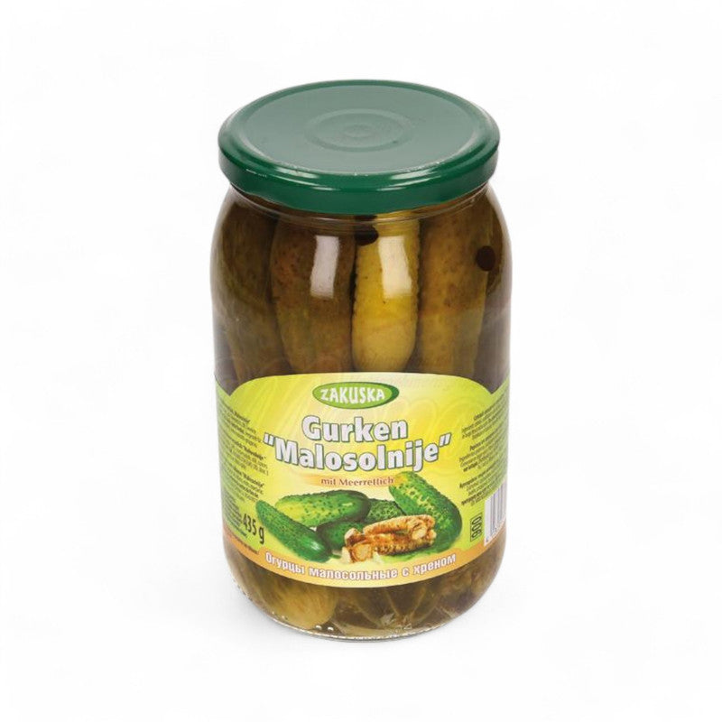 Zakuska Pickled Cucumbers With Ginger 850Gr - Eden's Market