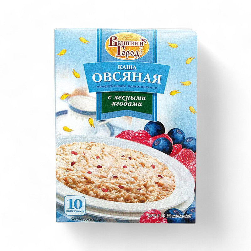 Vishny Gorod Oatmeal With Blueberries 370Gr - Eden's Market