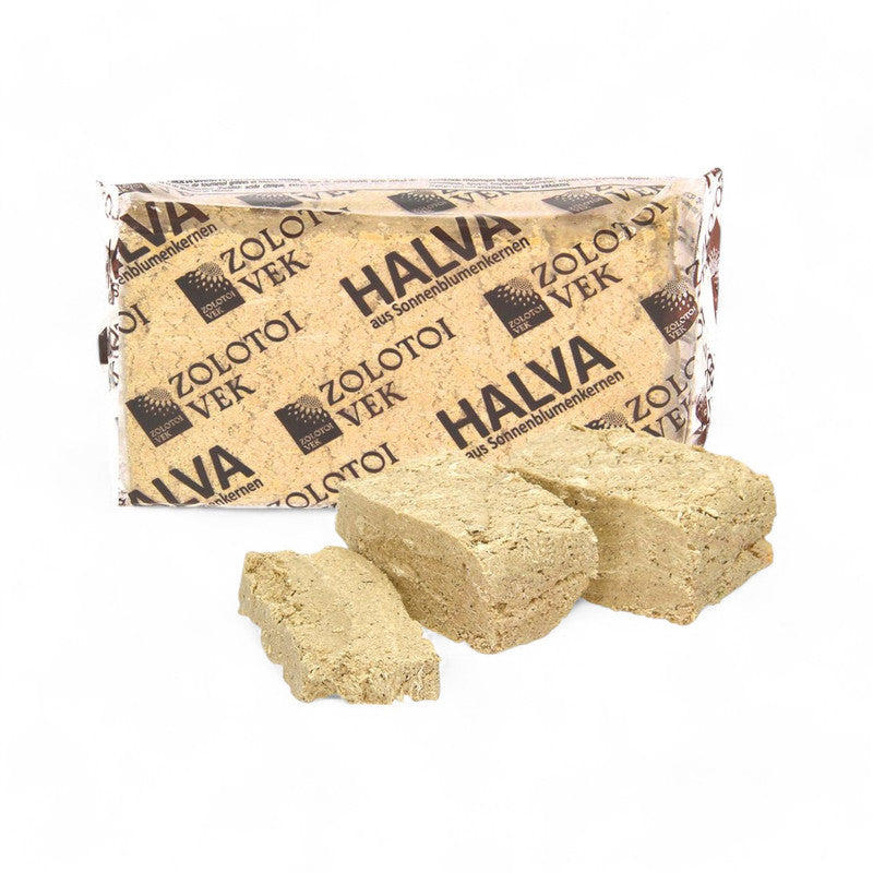 Zolotoi Vek Sunflower Seed Halva With Vanilla Flavor 500Gr - Eden's Market