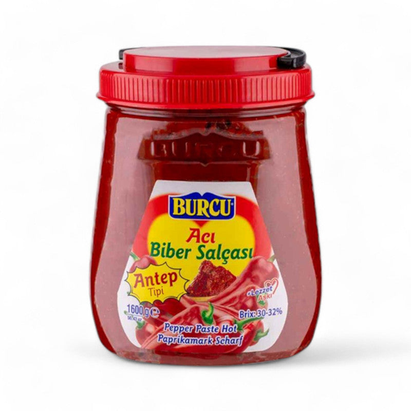 Burcu Hot Pepper Paste 1600Gr - Eden's Market